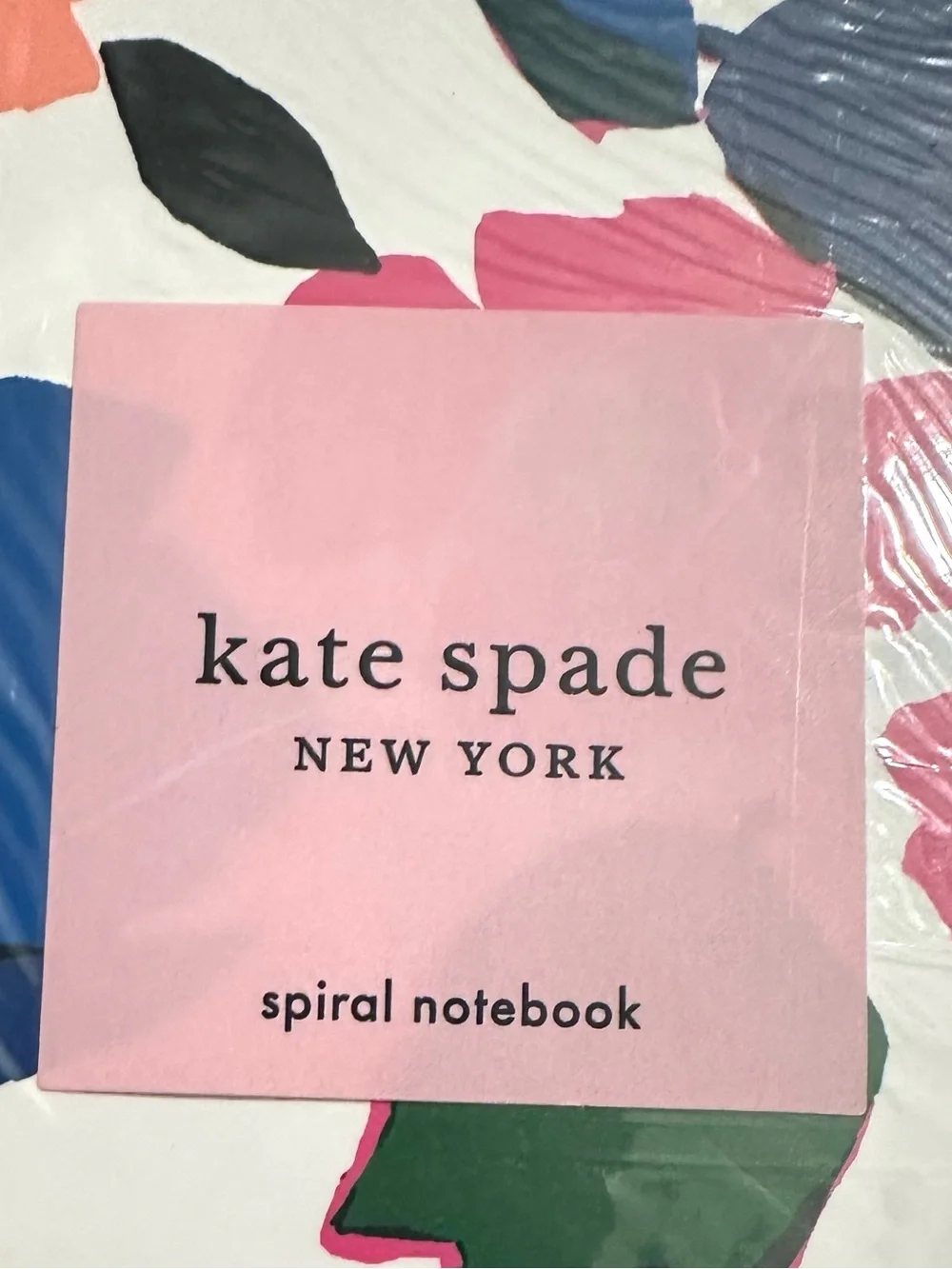 NEW Kate Spade New York Large Spiral Notebook w/160 Lined Pages Interior Pocket
